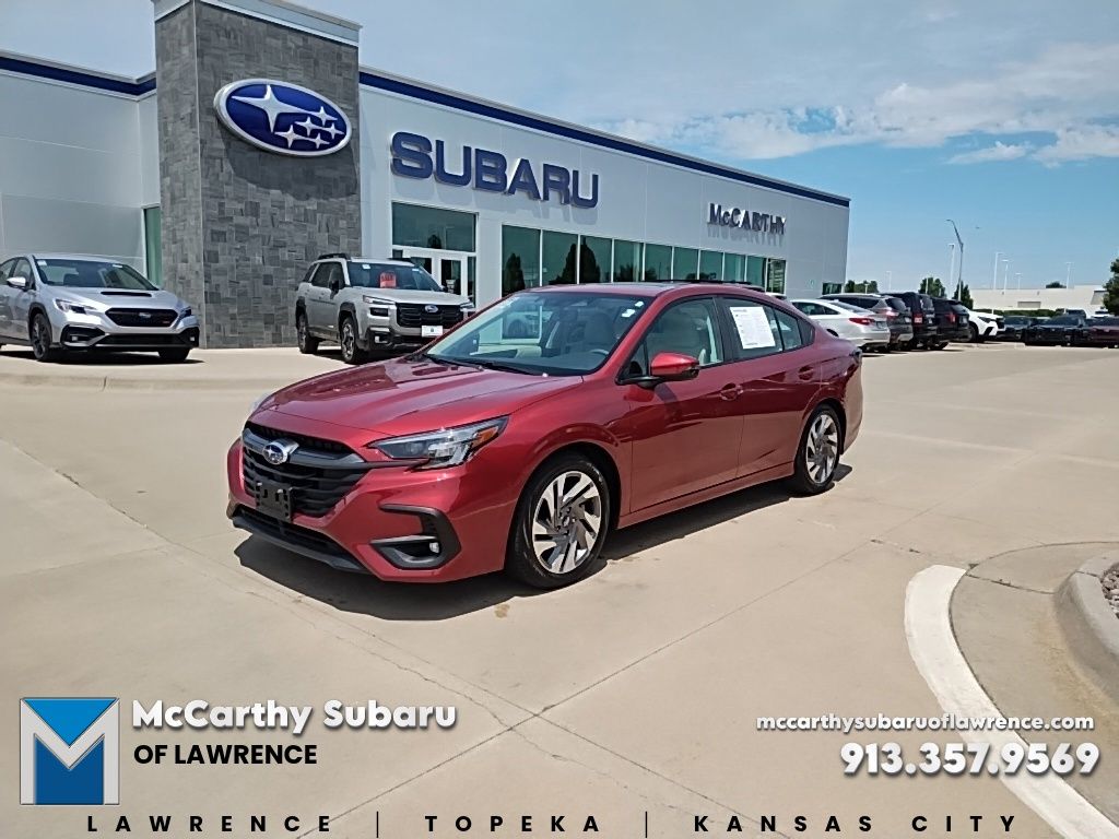 Crimson Red Pearl 2024 Subaru Legacy Sedan All-Wheel Drive Continuously Variable Transmission