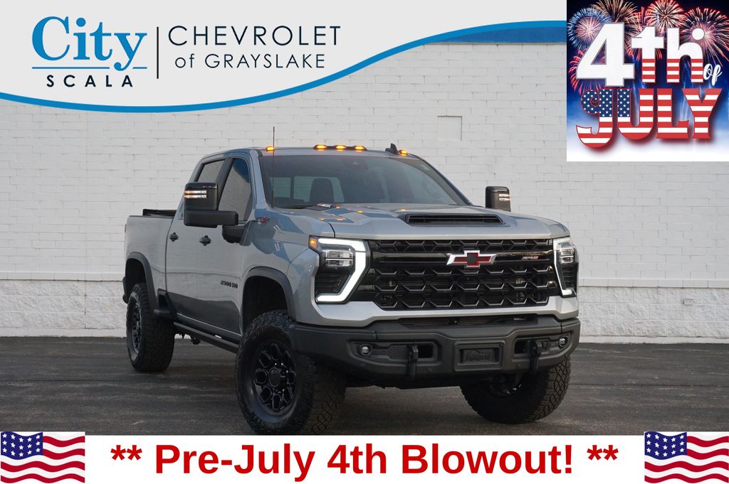 Sterling Gray Metallic 2025 Chevrolet Silverado 2500HD Pickup Truck Four-Wheel Drive Automatic