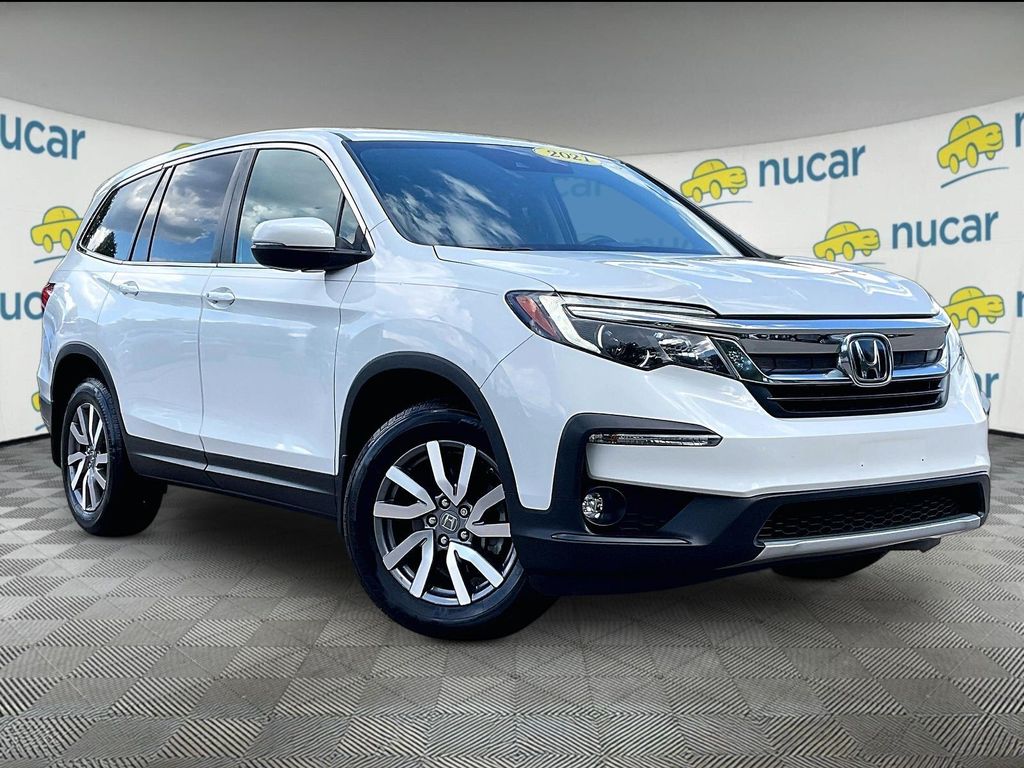 White 2021 Honda Pilot SUV / Crossover Front-Wheel Drive 9-Speed Automatic