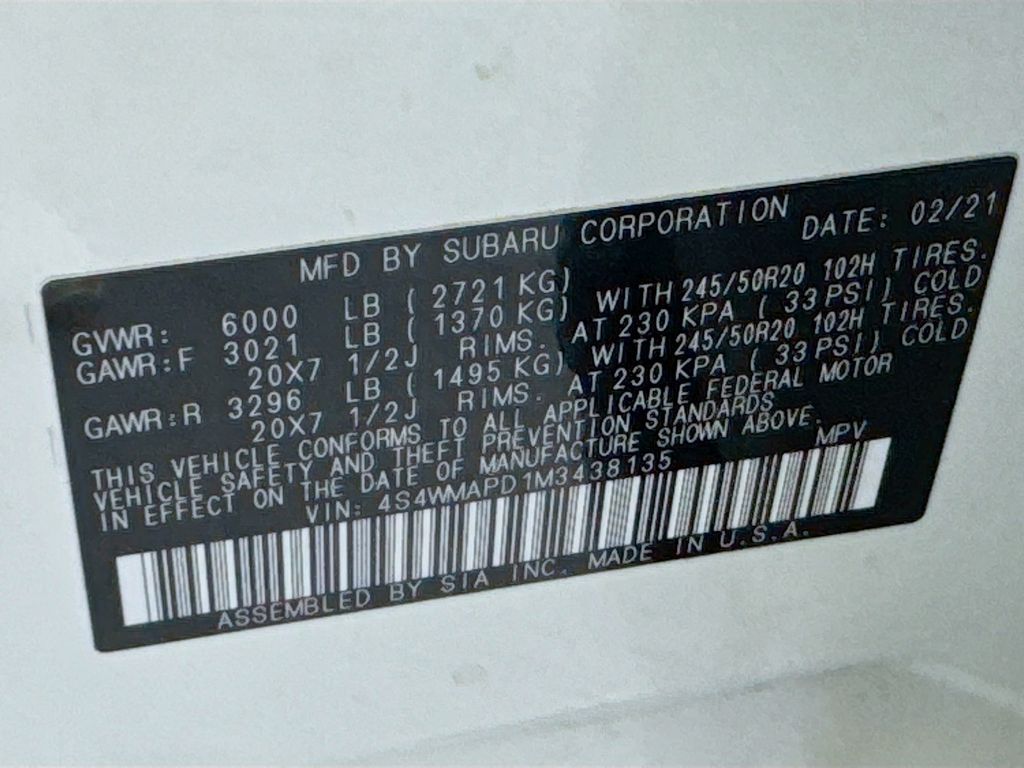 Used Car 2021 Subaru Ascent  Limited For Sale Under $25,000 In San Antonio, Texas