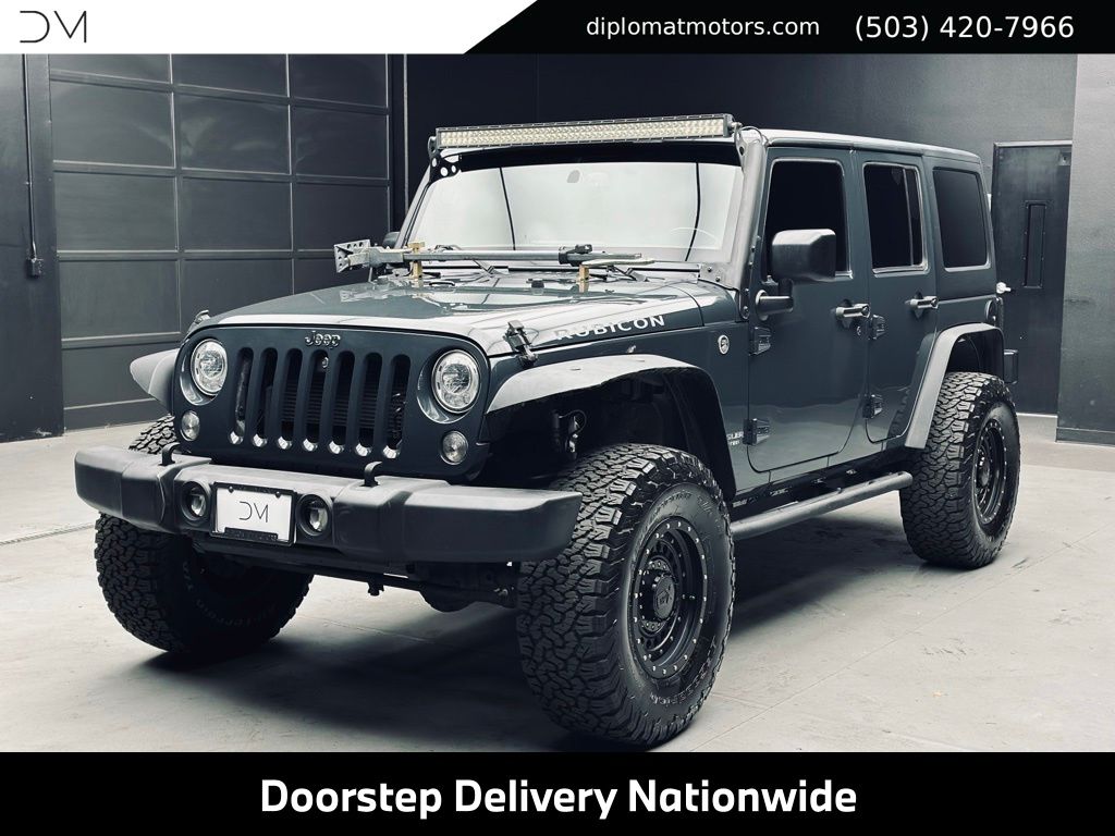 Rhino Clearcoat 2017 Jeep Wrangler SUV / Crossover Four-Wheel Drive 5-Speed Automatic