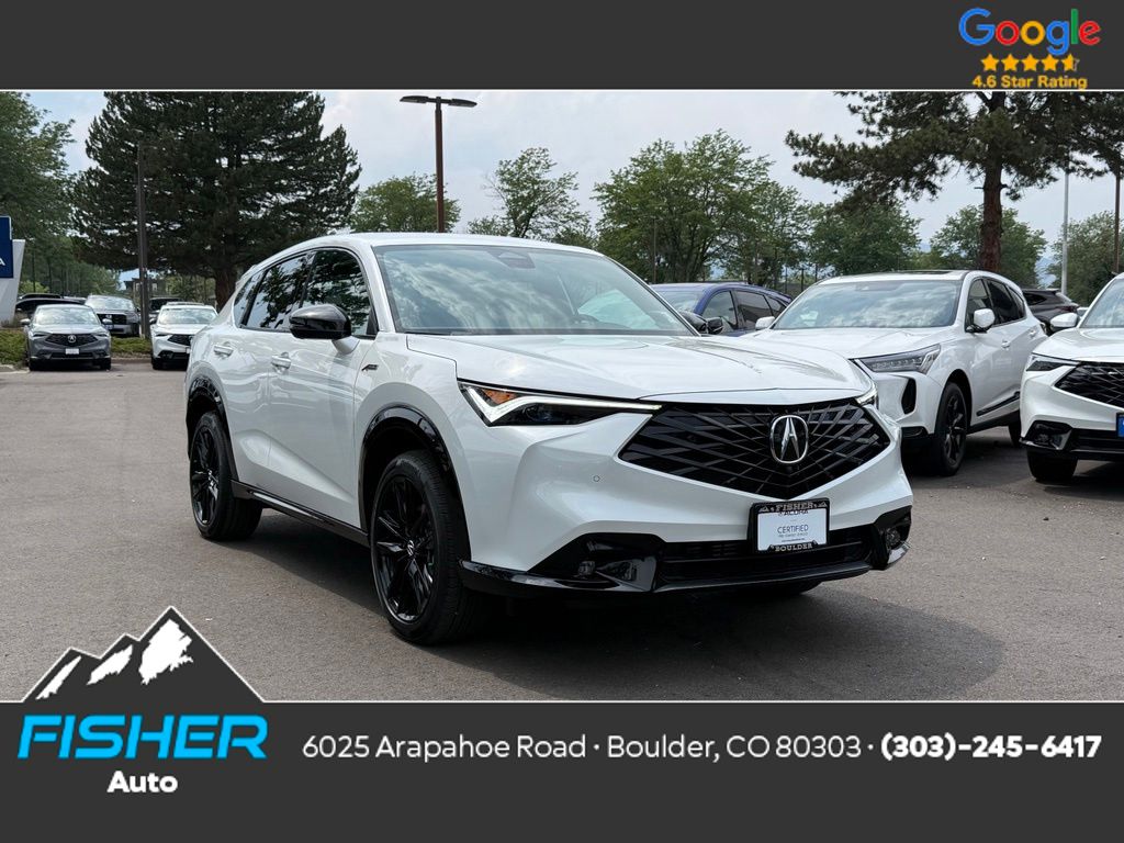 Gray (PLATINUM WHT PR) 2026 Acura ADX SUV / Crossover All-Wheel Drive Continuously Variable Transmission