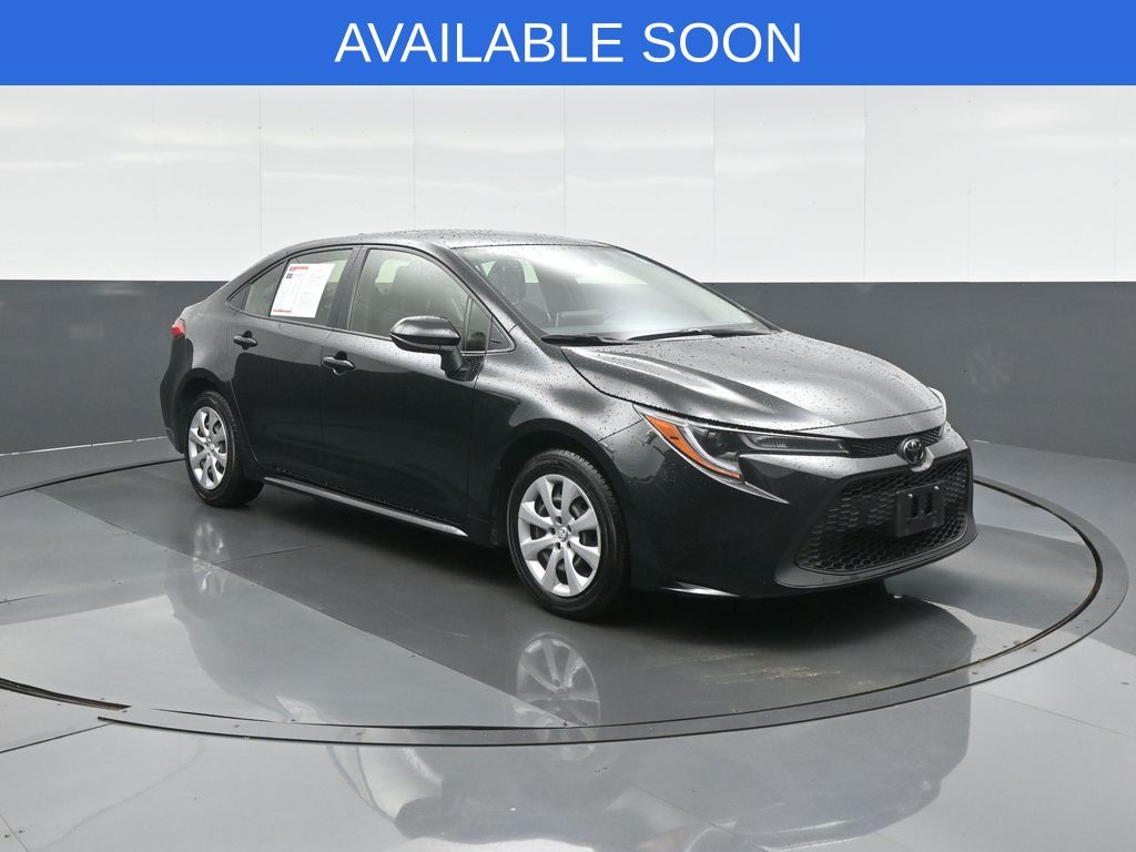 Black Sand Pearl 2021 Toyota Corolla LE FWD Sedan Front-Wheel Drive Continuously Variable Transmission