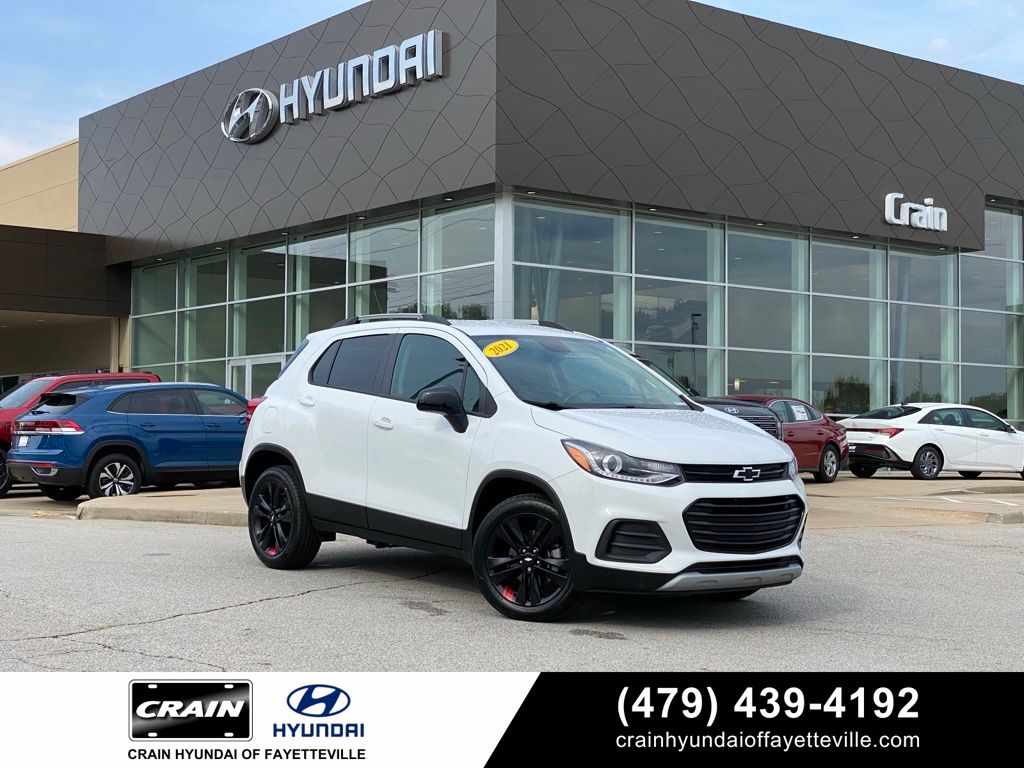 Summit White 2021 Chevrolet Trax SUV / Crossover All-Wheel Drive 6-Speed Automatic