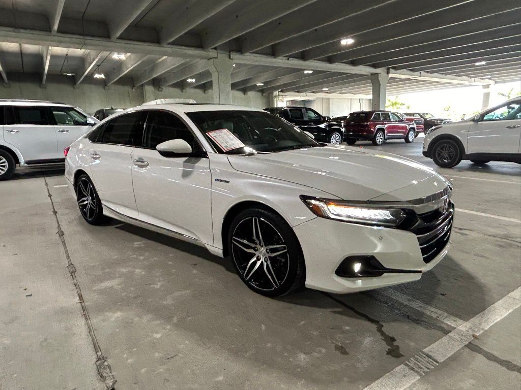 Used 2022 Honda Accord Hybrid Touring with VIN 1HGCV3F9XNA002363 for sale in Miami, FL