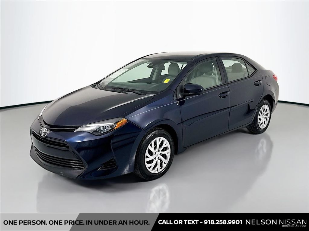 Black Sand Pearl 2019 Toyota Corolla LE Sedan Front-Wheel Drive Continuously Variable Transmission