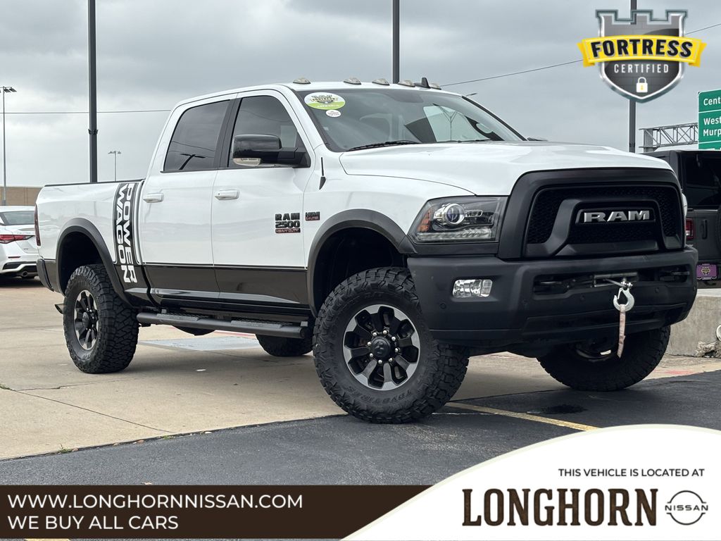 Bright White Clearcoat 2018 RAM 2500 Power Wagon Crew Cab 4WD Pickup Truck Four-Wheel Drive 6-Speed Automatic