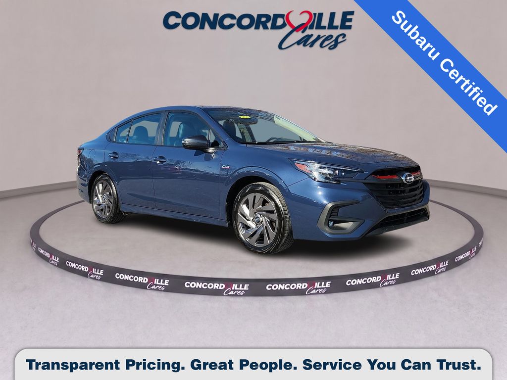 Cosmic Blue 2025 Subaru Legacy Sedan All-Wheel Drive Continuously Variable Transmission