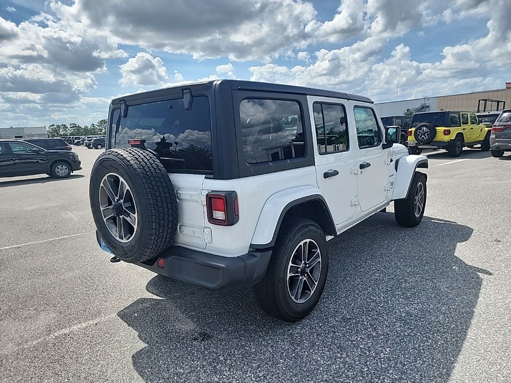 2023 White Jeep Wrangler Sahara 4X4 SUV
