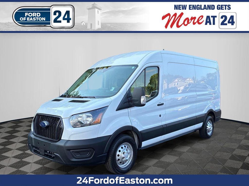 Oxford White 2022 Ford Transit Cargo Van All-Wheel Drive