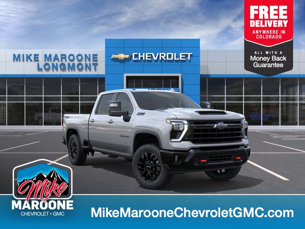 Sterling Gray Metallic 2026 Chevrolet Silverado 2500HD LTZ Crew Cab 4WD Pickup Truck Four-Wheel Drive Automatic