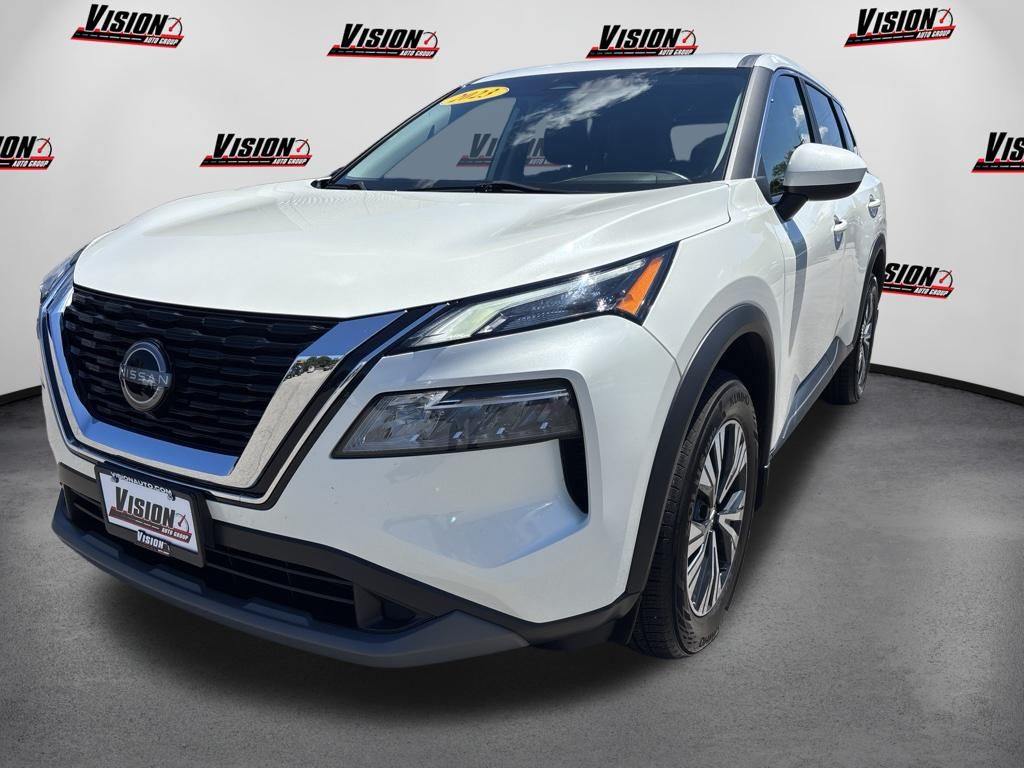 Pearl White Tricoat 2023 Nissan Rogue SUV / Crossover All-Wheel Drive Continuously Variable Transmission