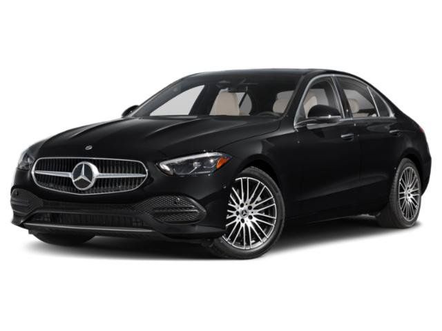 Black 2025 Mercedes-Benz C-Class Sedan Rear-Wheel Drive 9-Speed Automatic