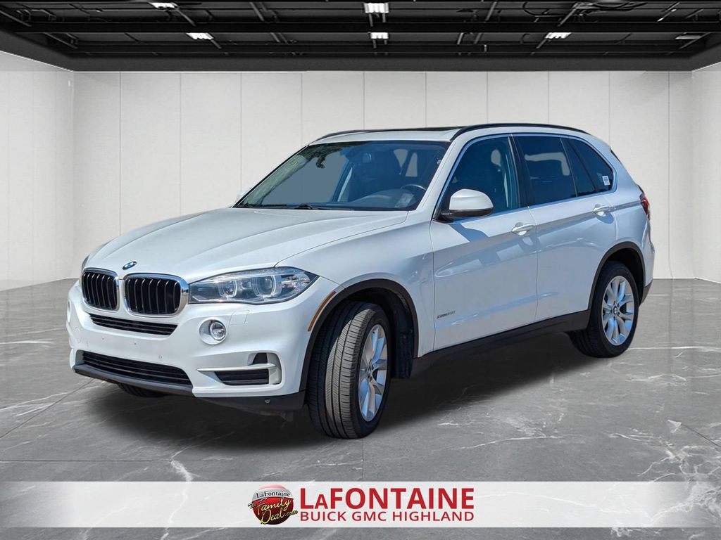 White Metallic 2016 BMW X5 SUV / Crossover All-Wheel Drive 8-Speed Automatic