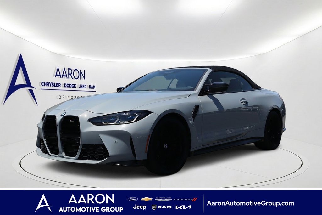 Gray Metallic 2024 BMW M4 Convertible All-Wheel Drive 8-Speed Automatic