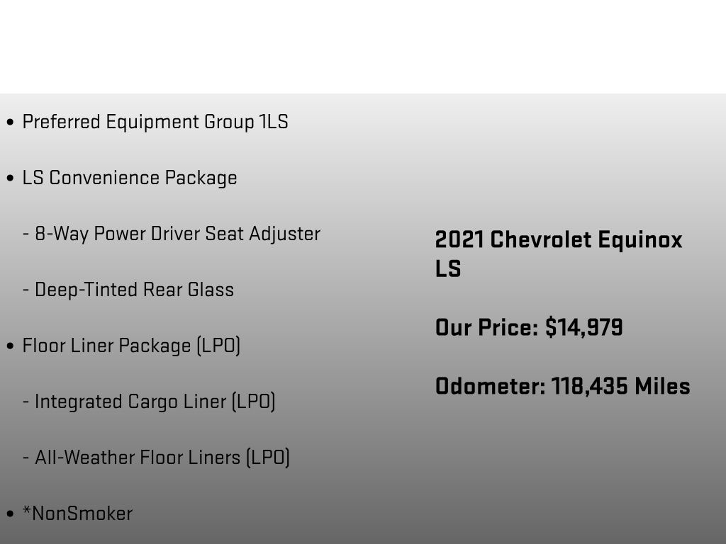 2021 Chevrolet Equinox LS Gray at Carlisle Cadillac Buick GMC