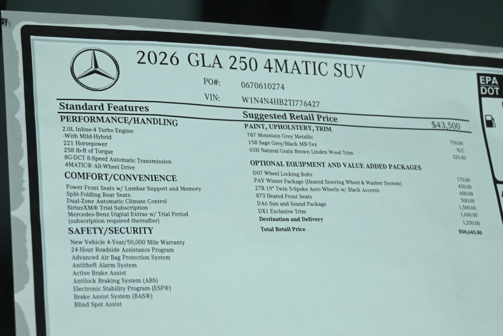Thumbnail: 2026 Mercedes-Benz GLA - 28