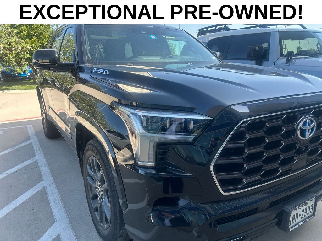 Midnight Black Metallic 2023 Toyota Sequoia SUV / Crossover Four-Wheel Drive Automatic
