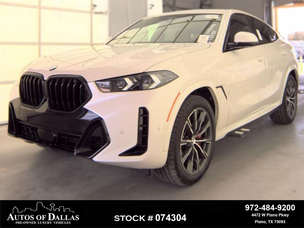 Mineral White Metallic 2026 BMW X6 SUV / Crossover All-Wheel Drive 8-Speed Automatic