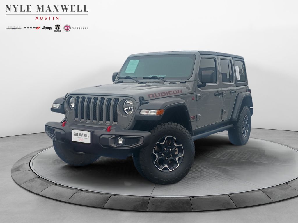 Sting-Gray Clearcoat 2023 Jeep Wrangler Rubicon 4-Door 4WD SUV / Crossover Four-Wheel Drive 8-Speed Automatic