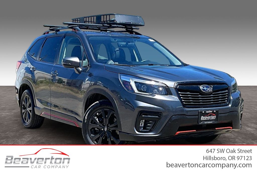Magnetite Gray Metallic 2021 Subaru Forester SUV / Crossover All-Wheel Drive Continuously Variable Transmission