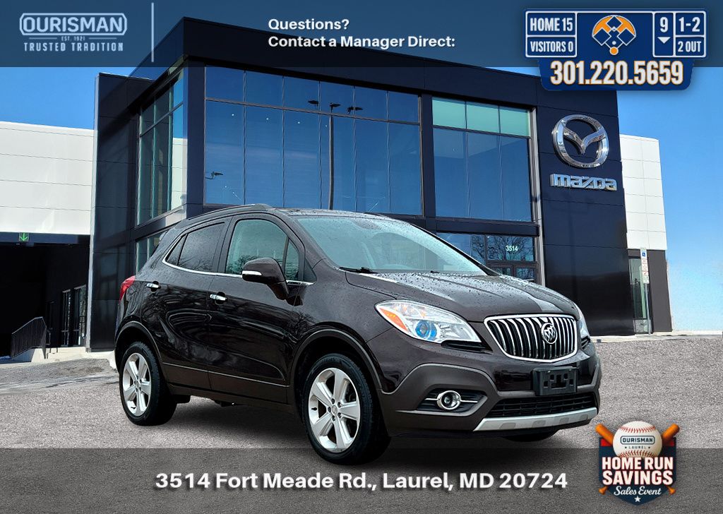 Rosewood 2016 Buick Encore Leather AWD SUV / Crossover All-Wheel Drive 6-Speed Automatic Overdrive