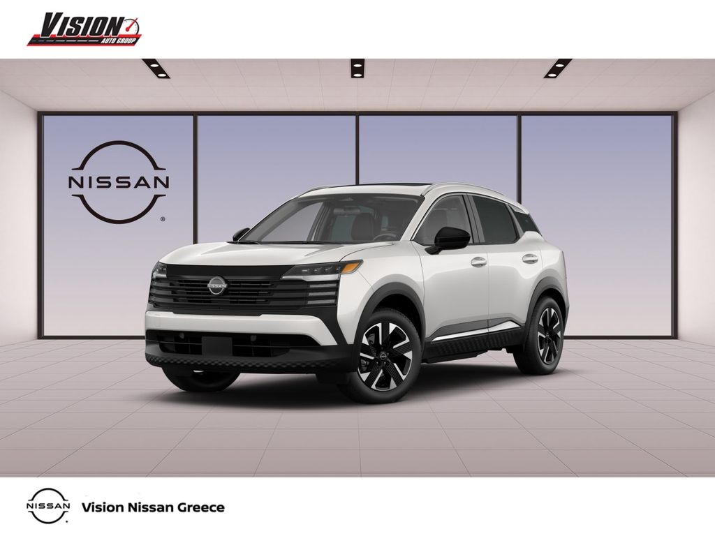 Aspen White Tricoat 2026 Nissan Kicks SUV / Crossover All-Wheel Drive Continuously Variable Transmission