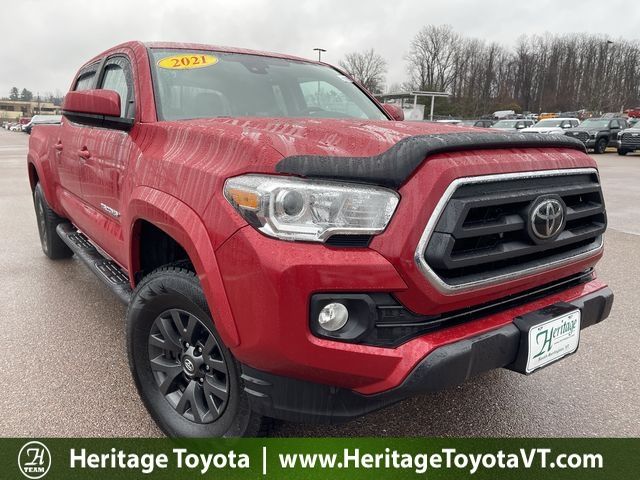 Red 2021 Toyota Tacoma Pickup Truck Four-Wheel Drive 6-Speed Automatic