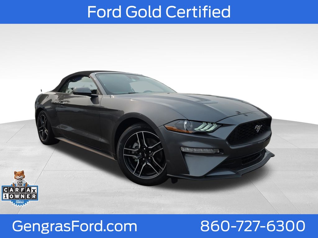 Gray Metallic 2023 Ford Mustang Convertible Rear-Wheel Drive Automatic