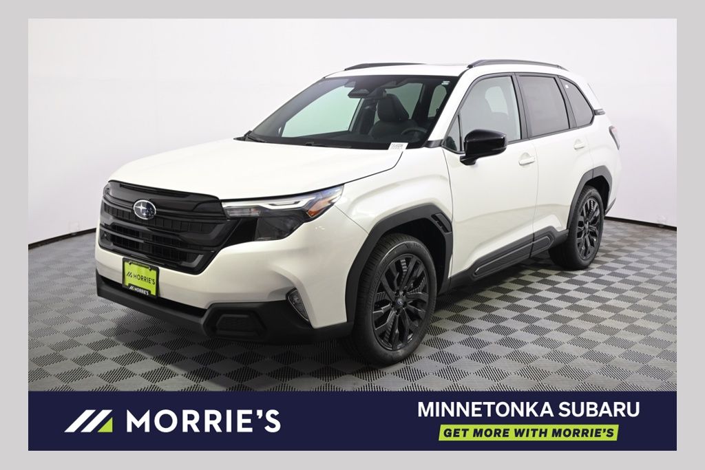 Crystal White Pearl 2026 Subaru Forester SUV / Crossover All-Wheel Drive Continuously Variable Transmission