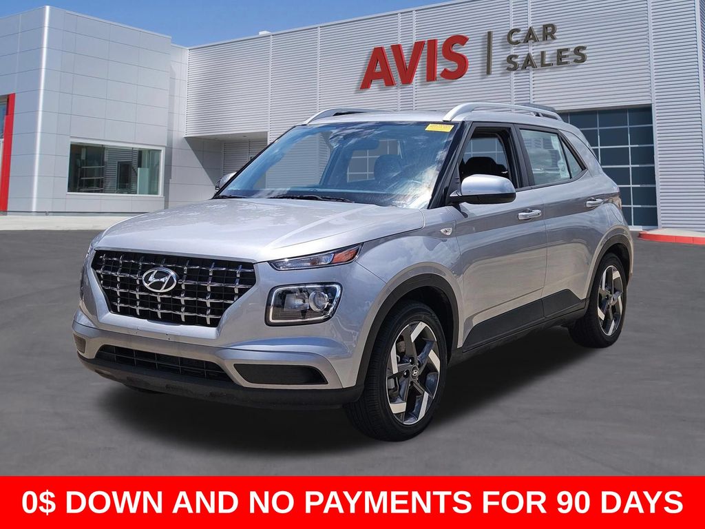 Shimmering Silver 2025 Hyundai Venue SEL FWD SUV / Crossover Front-Wheel Drive Continuously Variable Transmission