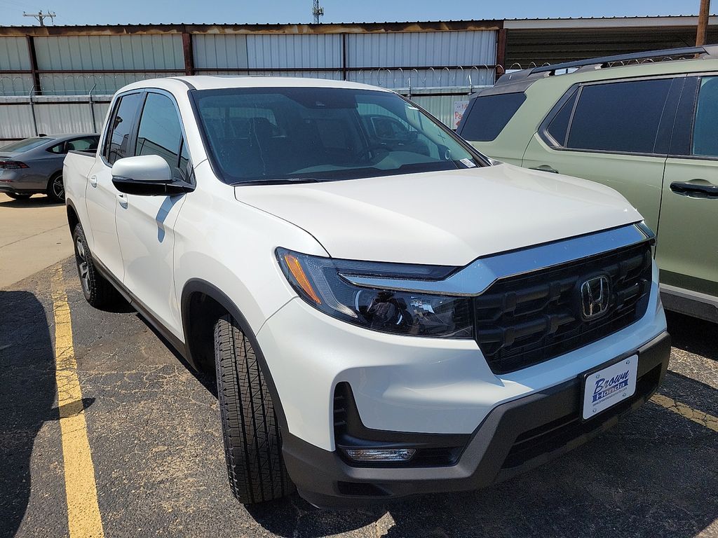 Platinum White Pearl 2026 Honda Ridgeline Pickup Truck All-Wheel Drive 9-Speed Automatic