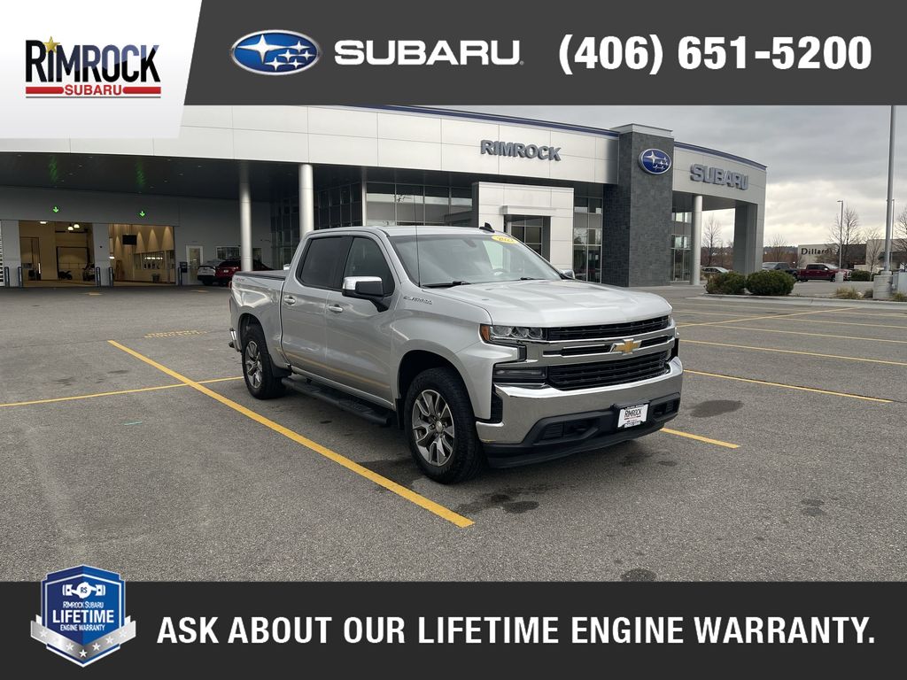 Silver Ice Metallic 2022 Chevrolet Silverado 1500 LT Crew Cab 4WD Pickup Truck Four-Wheel Drive 8-Speed Automatic