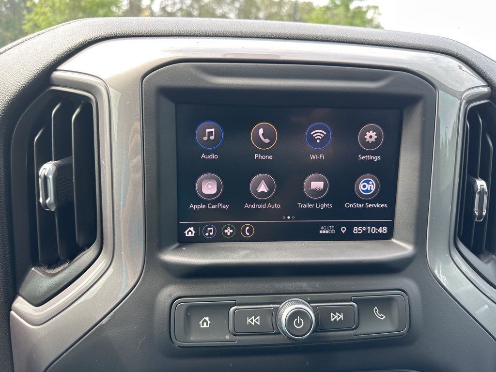 2021 Black Chevrolet Silverado 1500 Custom RWD Truck