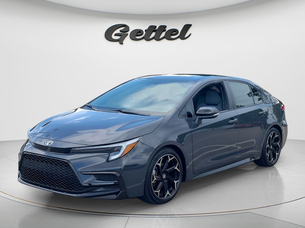 Underground/Midnight Black Metallic 2025 Toyota Corolla Sedan Front-Wheel Drive Continuously Variable Transmission