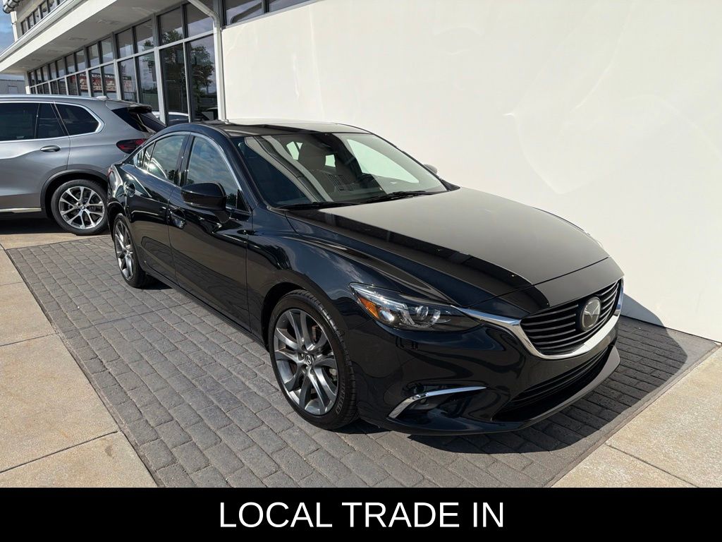Jet Black Mica 2017 Mazda MAZDA6 Sedan Front-Wheel Drive 6-Speed Automatic