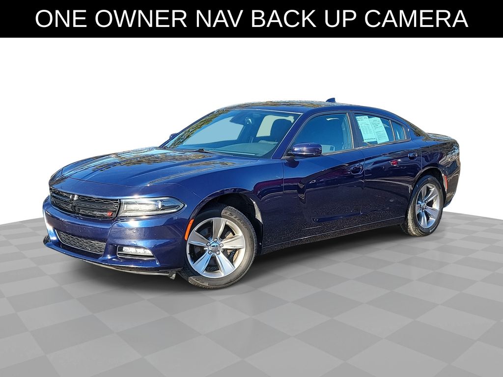 Jazz Blue Pearlcoat 2015 Dodge Charger SXT RWD Sedan Rear-Wheel Drive 8-Speed Automatic