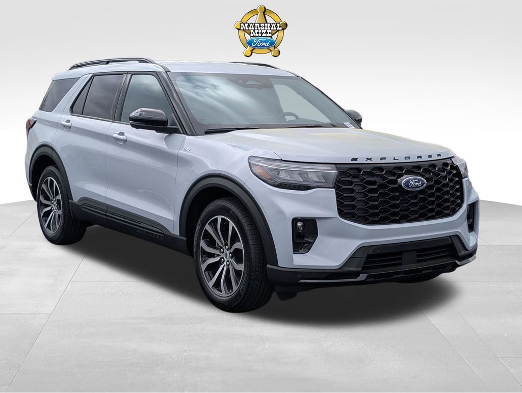 Space White Metallic 2026 Ford Explorer ST-Line RWD SUV / Crossover Rear-Wheel Drive Automatic