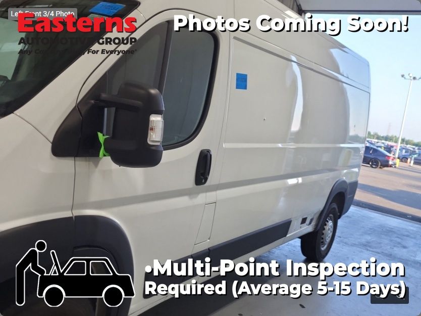 Bright White Clearcoat 2025 RAM ProMaster Van 9-Speed Automatic