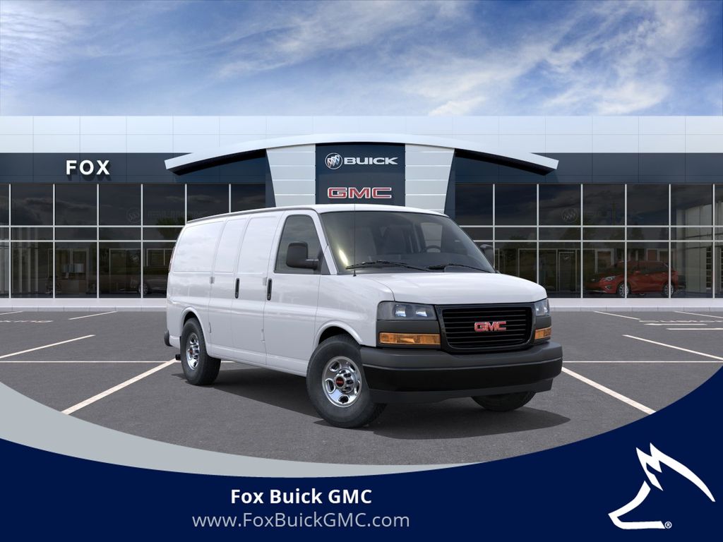 Summit White 2026 GMC Savana Cargo Van Rear-Wheel Drive 8-Speed Automatic Overdrive