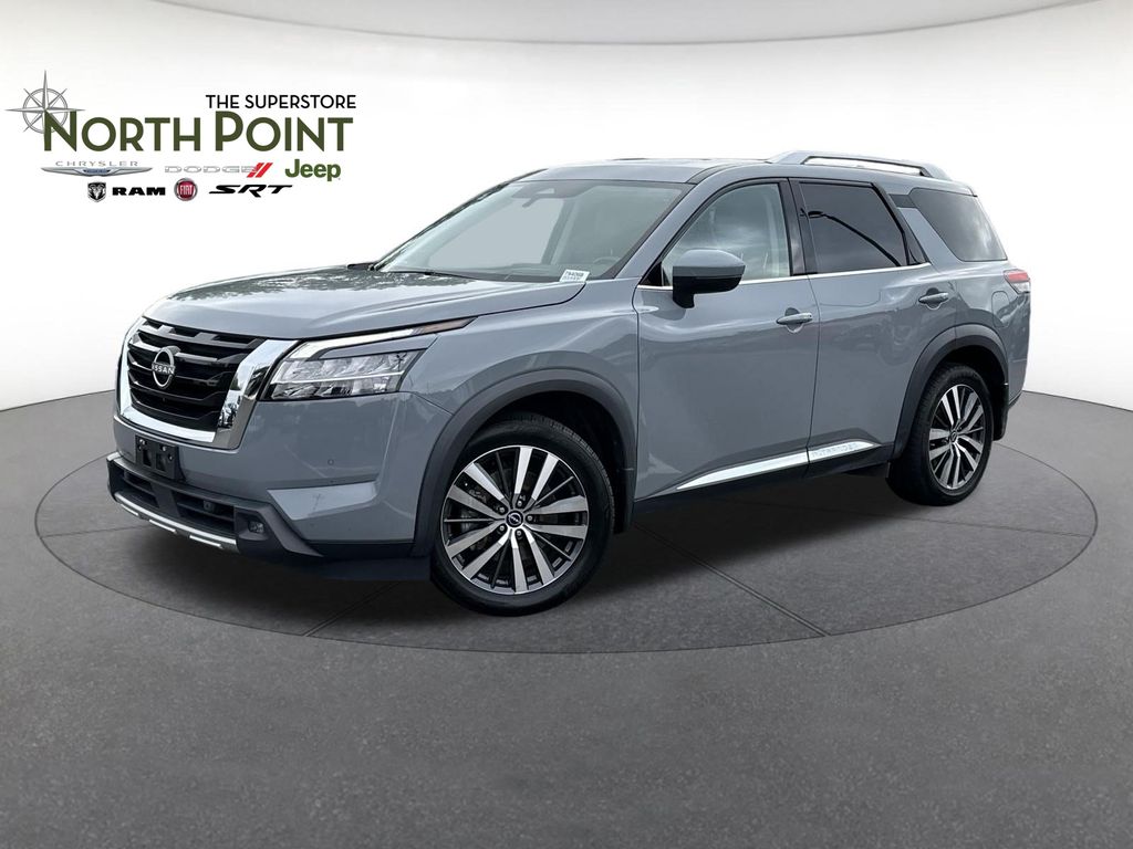 Boulder Gray Pearl 2022 Nissan Pathfinder SUV / Crossover All-Wheel Drive 9-Speed Automatic