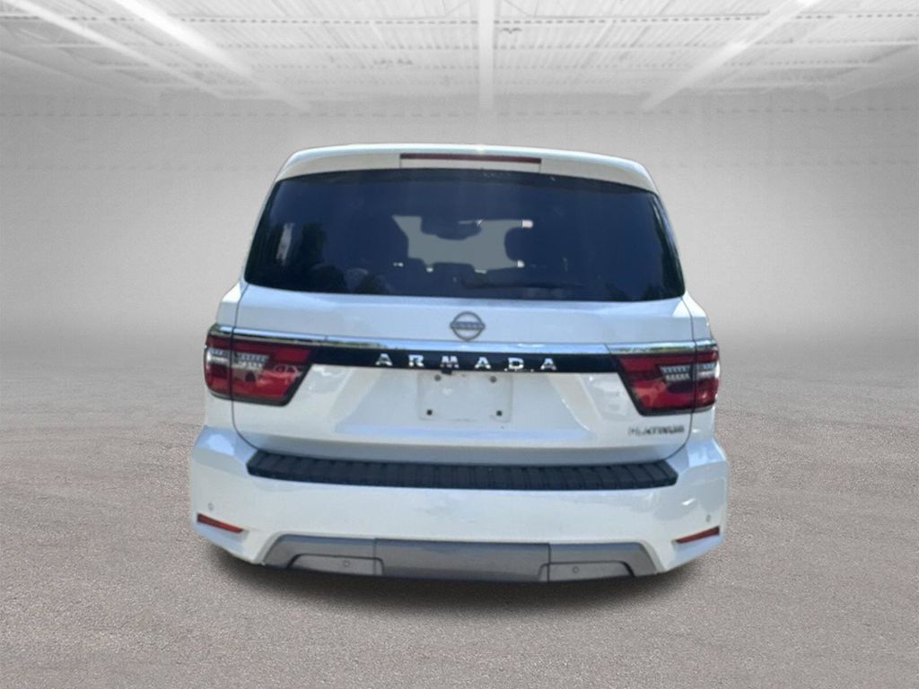 2023 Nissan Armada Platinum White at John Sisson Motors