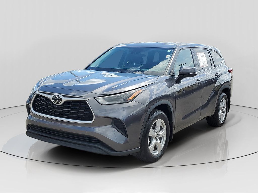 Magnetic Gray Metallic 2022 Toyota Highlander SUV / Crossover All-Wheel Drive 8-Speed Automatic