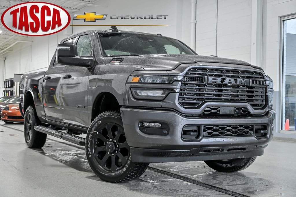 Gray (Granite Crystal Metallic Clearcoat) 2025 RAM 2500 Pickup Truck Four-Wheel Drive 8-Speed Automatic
