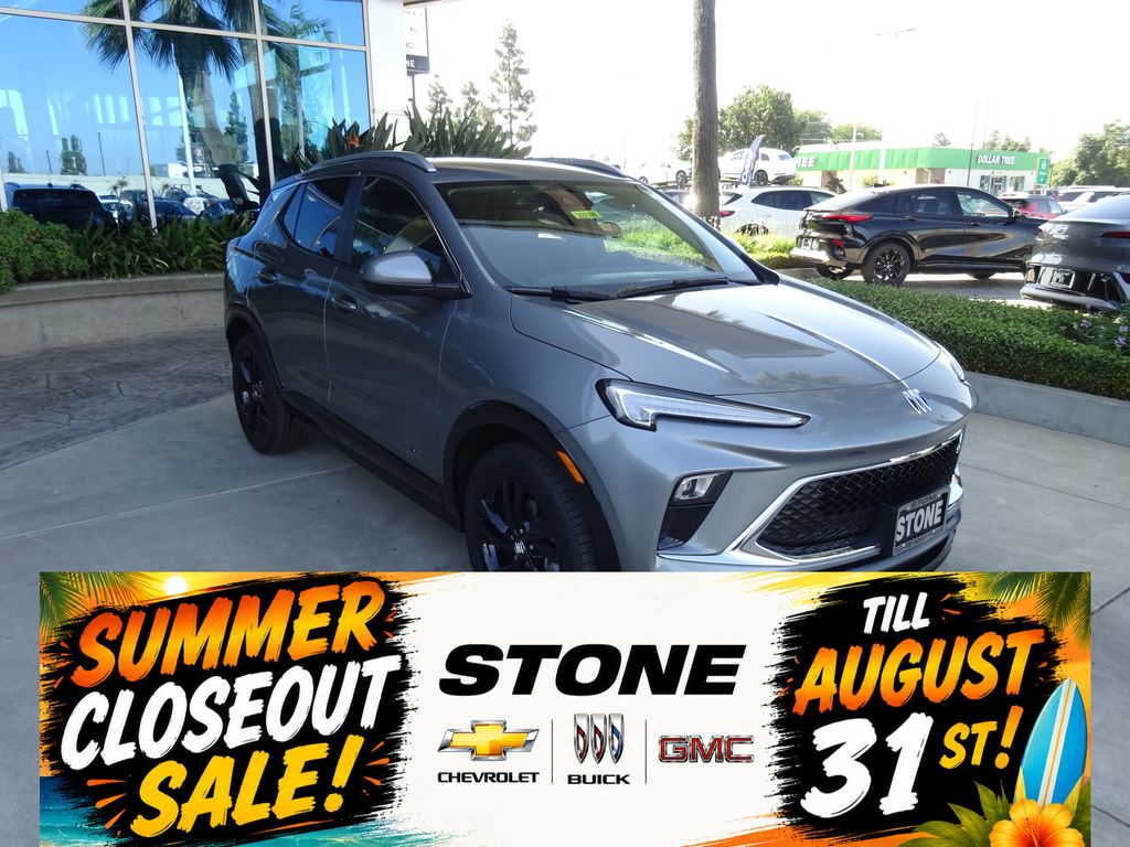 Moonstone Gray Metallic 2026 Buick Encore GX SUV / Crossover Front-Wheel Drive Continuously Variable Transmission