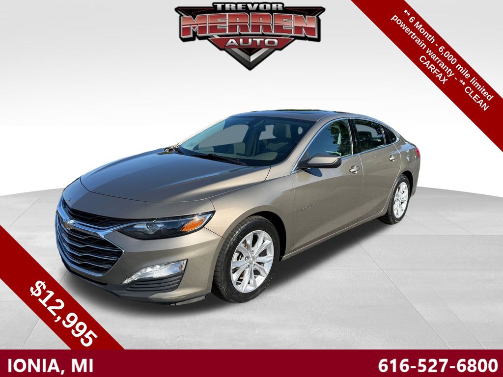 Stone Gray Metallic 2020 Chevrolet Malibu LT FWD Sedan Front-Wheel Drive Continuously Variable Transmission