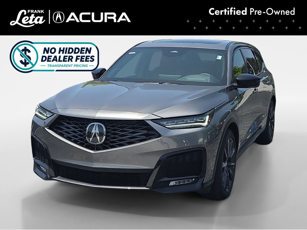 Liquid Carbon Metallic 2026 Acura MDX SUV / Crossover All-Wheel Drive Automatic