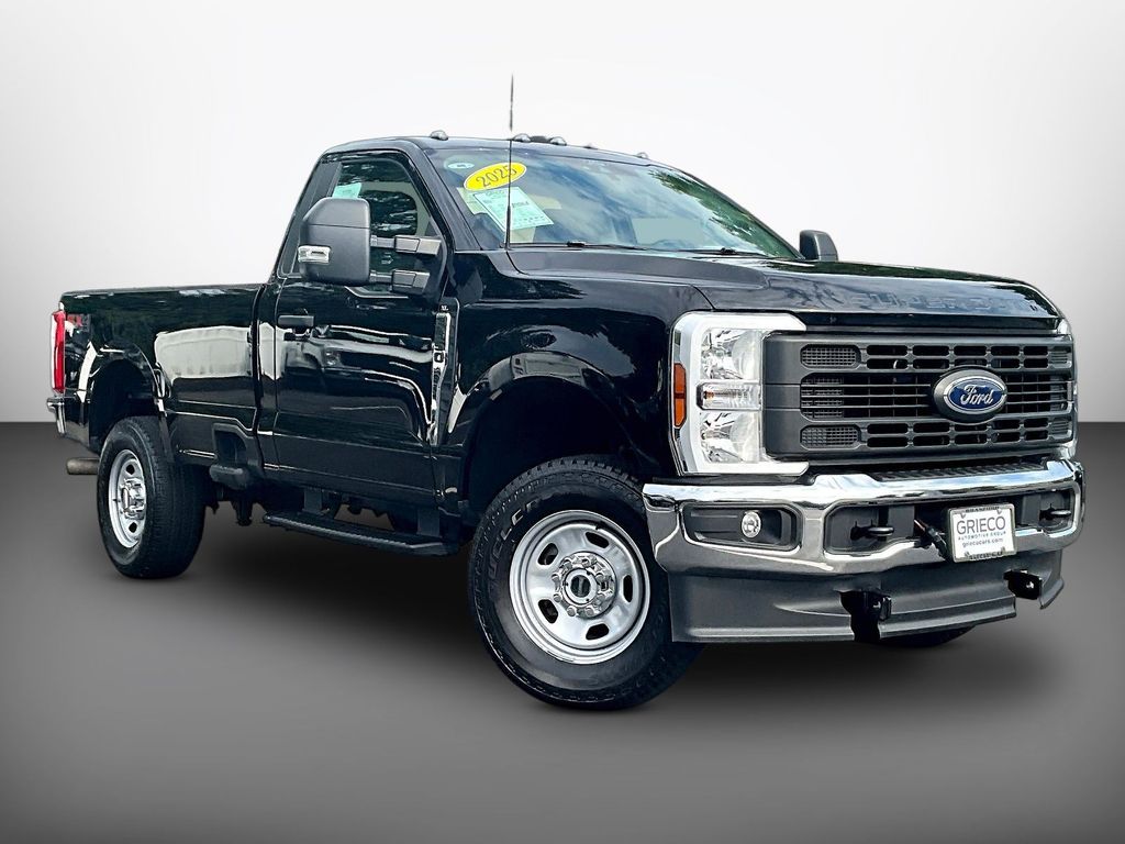 Black Metallic 2025 Ford F-350 Super Duty Pickup Truck Four-Wheel Drive Automatic