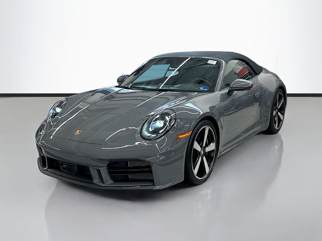 Gray (Slate Grey Neo) 2025 Porsche 911 Carrera S Cabriolet RWD Convertible Rear-Wheel Drive 8-Speed Automatic