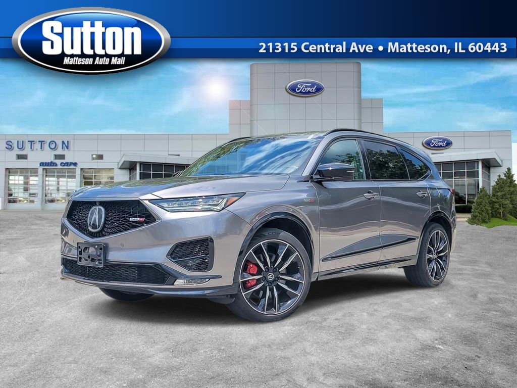 Liquid Carbon Metallic 2023 Acura MDX SUV / Crossover All-Wheel Drive Automatic